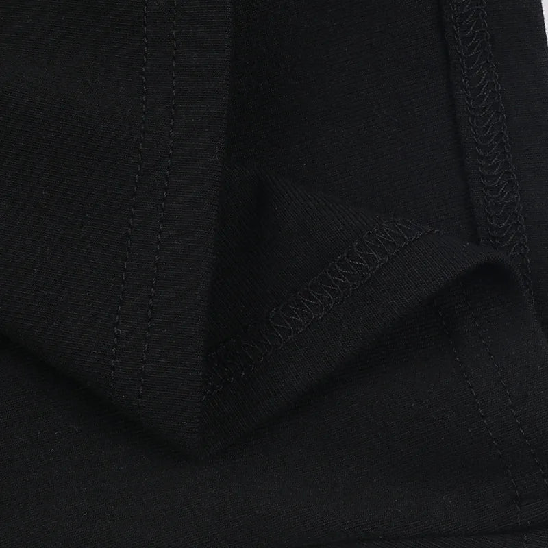 AltGoth Aesthetic Goth T-shirt Women Hotsweet Y2k E-girl 2000s Streetwear Lace Patchwork Square Collar Long Sleeve Crop Tee Tops - SS69