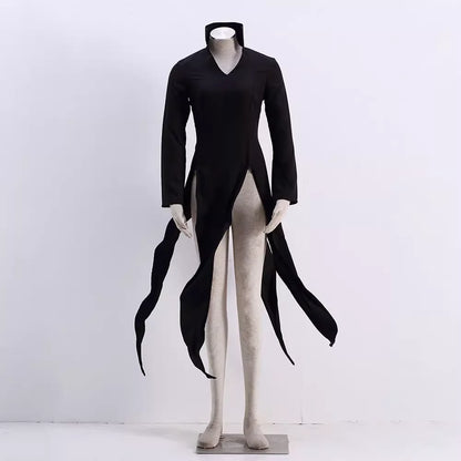 ManManGuGu Tornadoes of Terror Tatsumaki Cosplay Costume Women's Black Dress