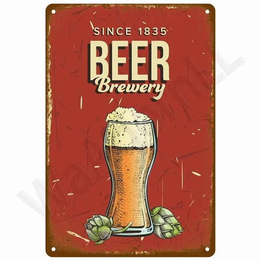 Vintage Tin Sign Home Decor Items Wall Decor Art Wall Mural Room Decoration Items Decor Men Retro Metal Sign Plate Bar Posters