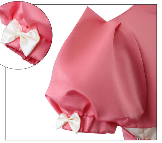 Lily Barrier Identity V Cheerleader Cosplay Costume Pink Women's Uniform