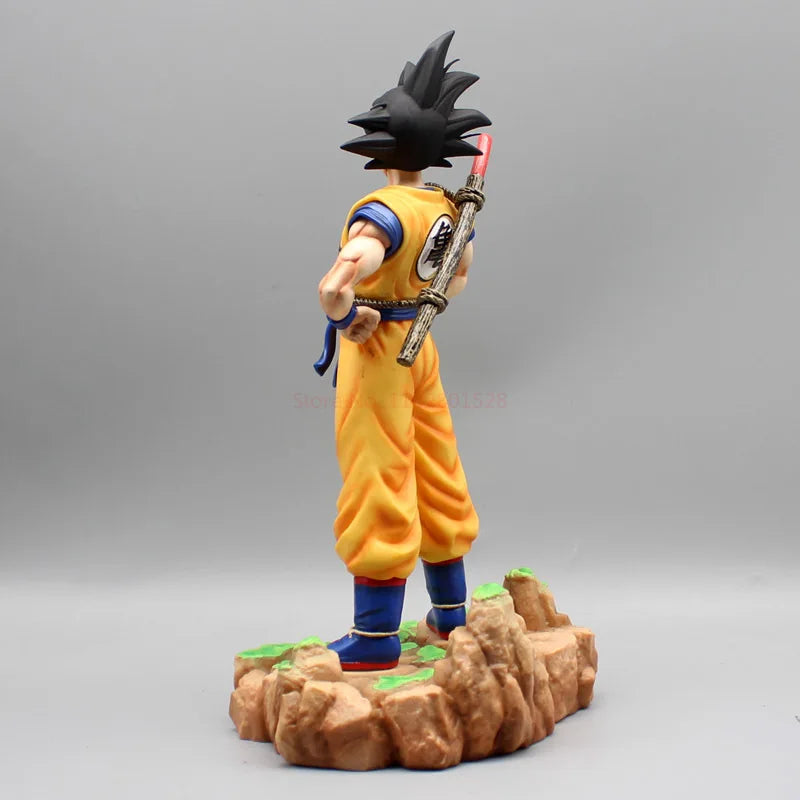 Dragon Ball Sun Goku Somersault Cloud Super Saiyan Standing Collection Figures Statue Anime Peripheral Model Ornaments Toy Gift SS69