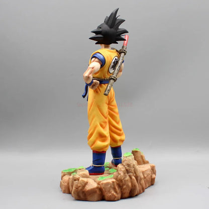 Dragon Ball Sun Goku Somersault Cloud Super Saiyan Standing Collection Figures Statue Anime Peripheral Model Ornaments Toy Gift SS69