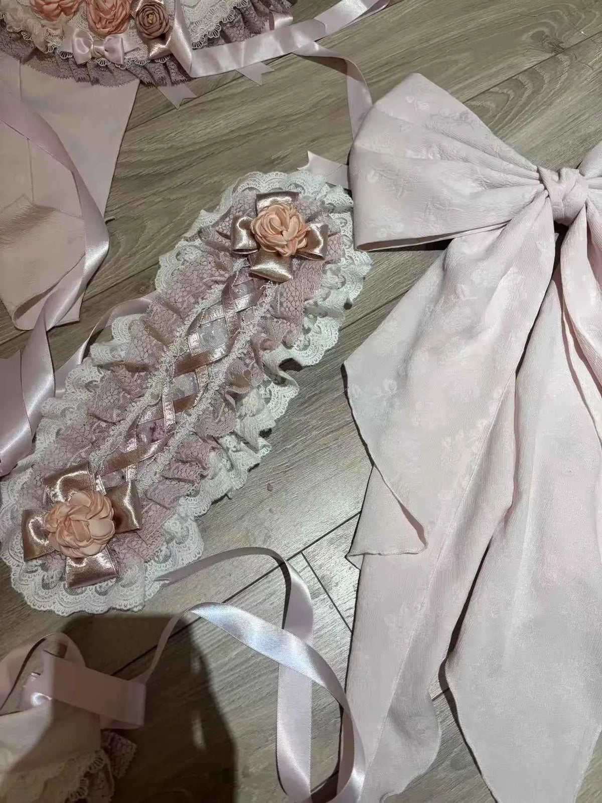 Original Heavy Birthday Party Lolita Puffy Dress Sweet Girls Back Big Bow Tail Vintage High-end Women's Elegant OP Dress