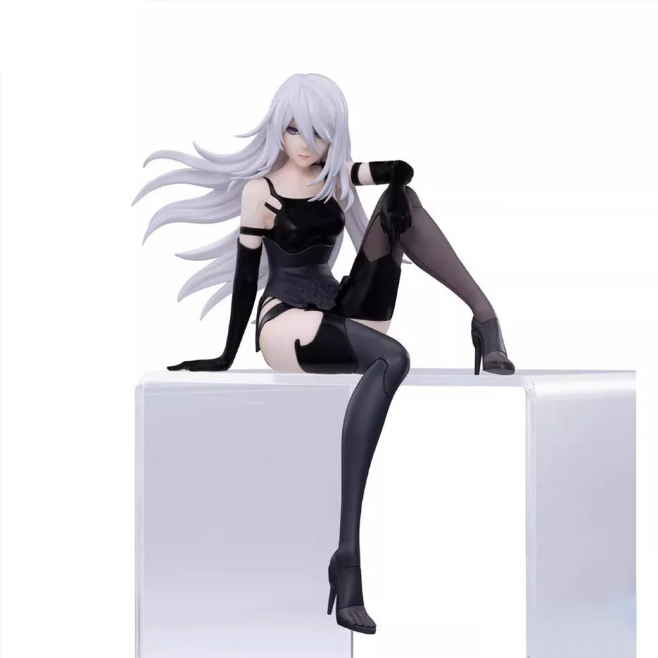Nier Automata 2B A2 9S Sitting Position Game Figure Mechanical Lifeform Statue Collection Desktop Decoration  Toys Gifts SS69