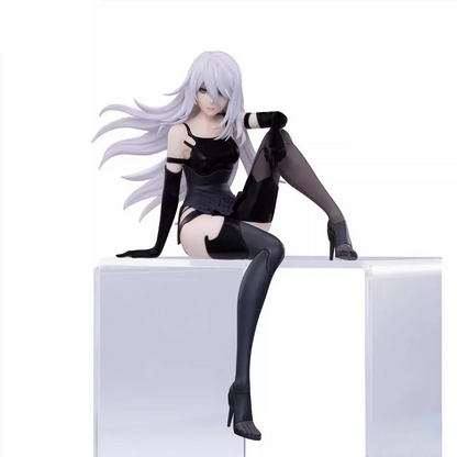 Nier Automata 2B A2 9S Sitting Position Game Figure Mechanical Lifeform Statue Collection Desktop Decoration  Toys Gifts SS69