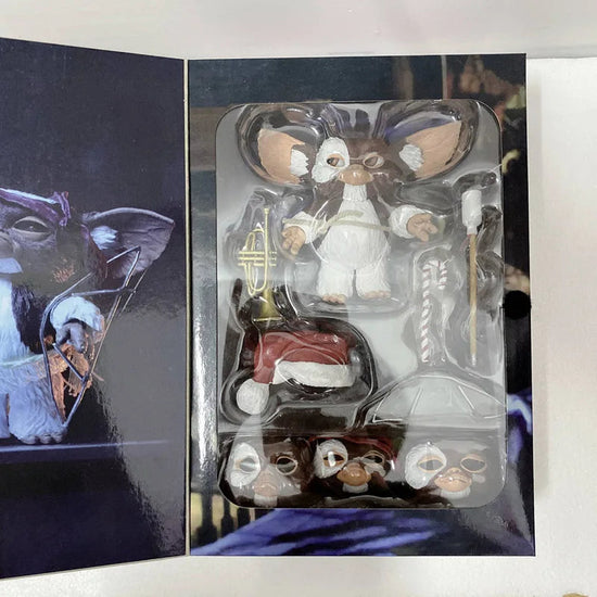 NECA Gremlins Figure Movie Edition Gremlins Retro Rubber Horror Doll Toy Doll Christmas Ver. Gift SS69