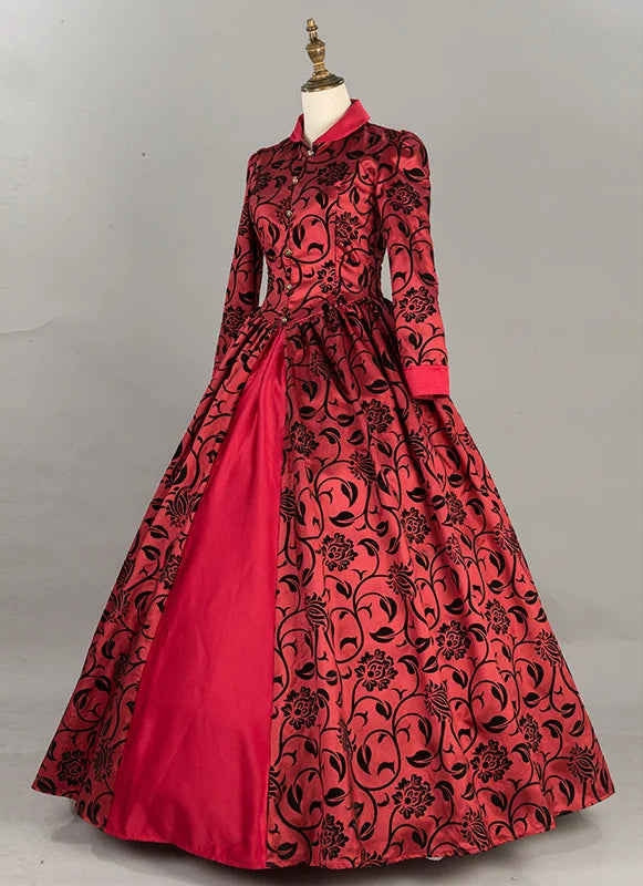 Victorian Masquerade Dresses for Women, Renaissance Dress, 18th Century, Baroque Rococo Marie Antoinette, Historical Clothing SS69