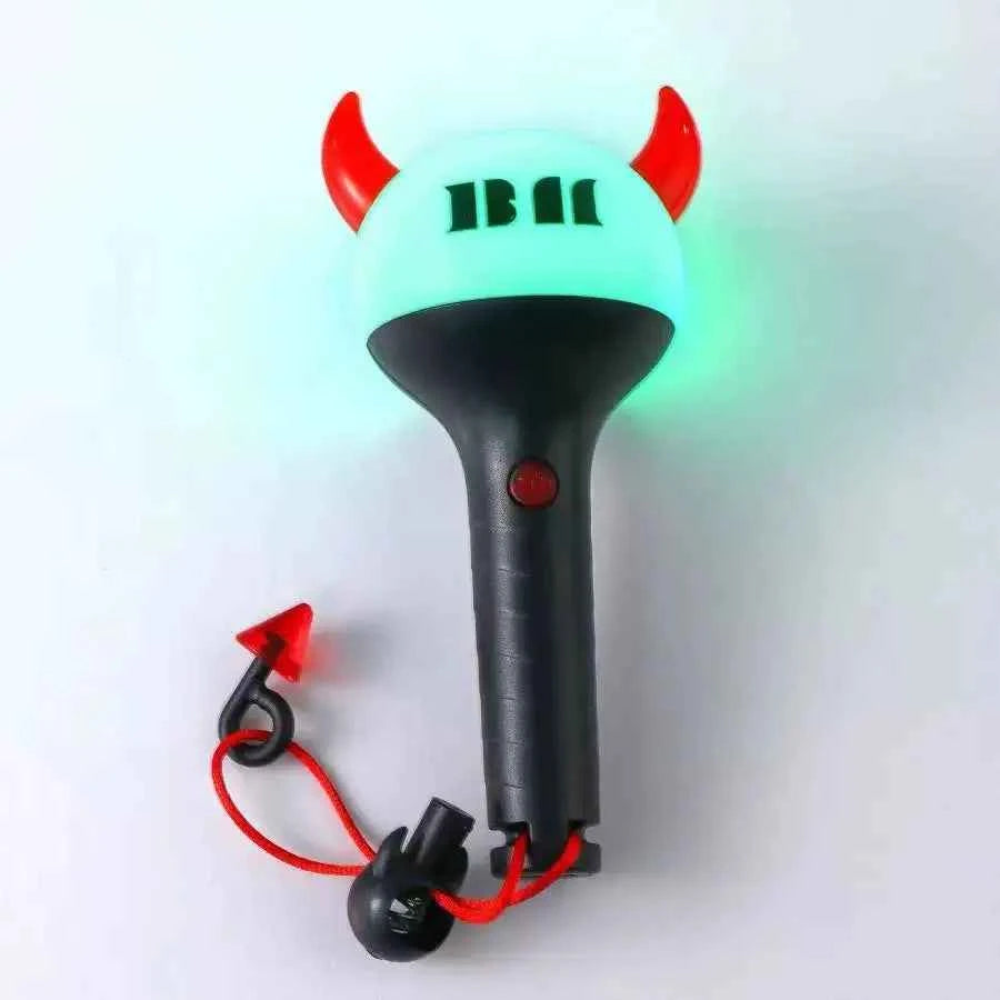 Mini Babymonster Lightstick Keychain Light-Up Support Light Pendant