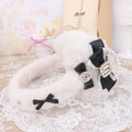 Sweet Mine Rhinestone Love Bow Earmuffs - Lolita Style