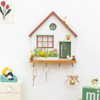 Fairytale Town Wooden Wall Hook Rack for Keys