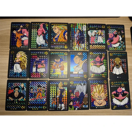 Dragon Ball Super Son Goku Frieza Bejita Yonsei Piccolo DIY Homemade Bronzing Game Toys Collection Card Christmas Birthday Gift SS69 34.69 F-Grid flash-54pcs