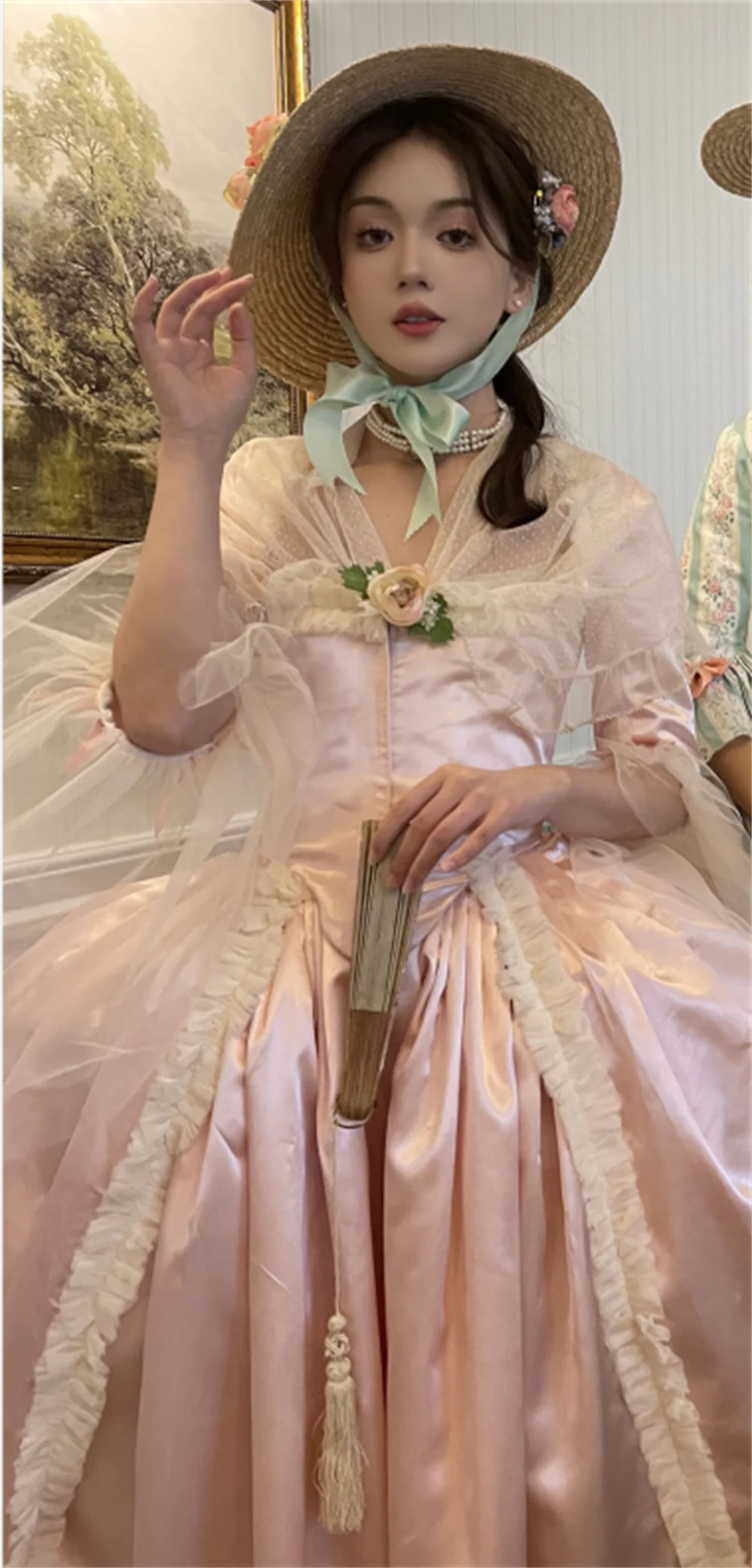 18th Century Rococo Ball Gown - Marie Antoinette Victorian Costume