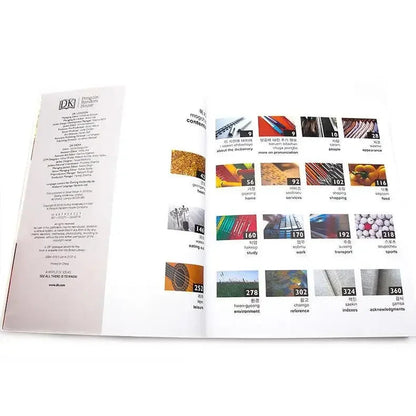DK Korean English Bilingual Visual Dictionary Bilingual Contrastive Graphical Dictionary Book DIFUYA SS69