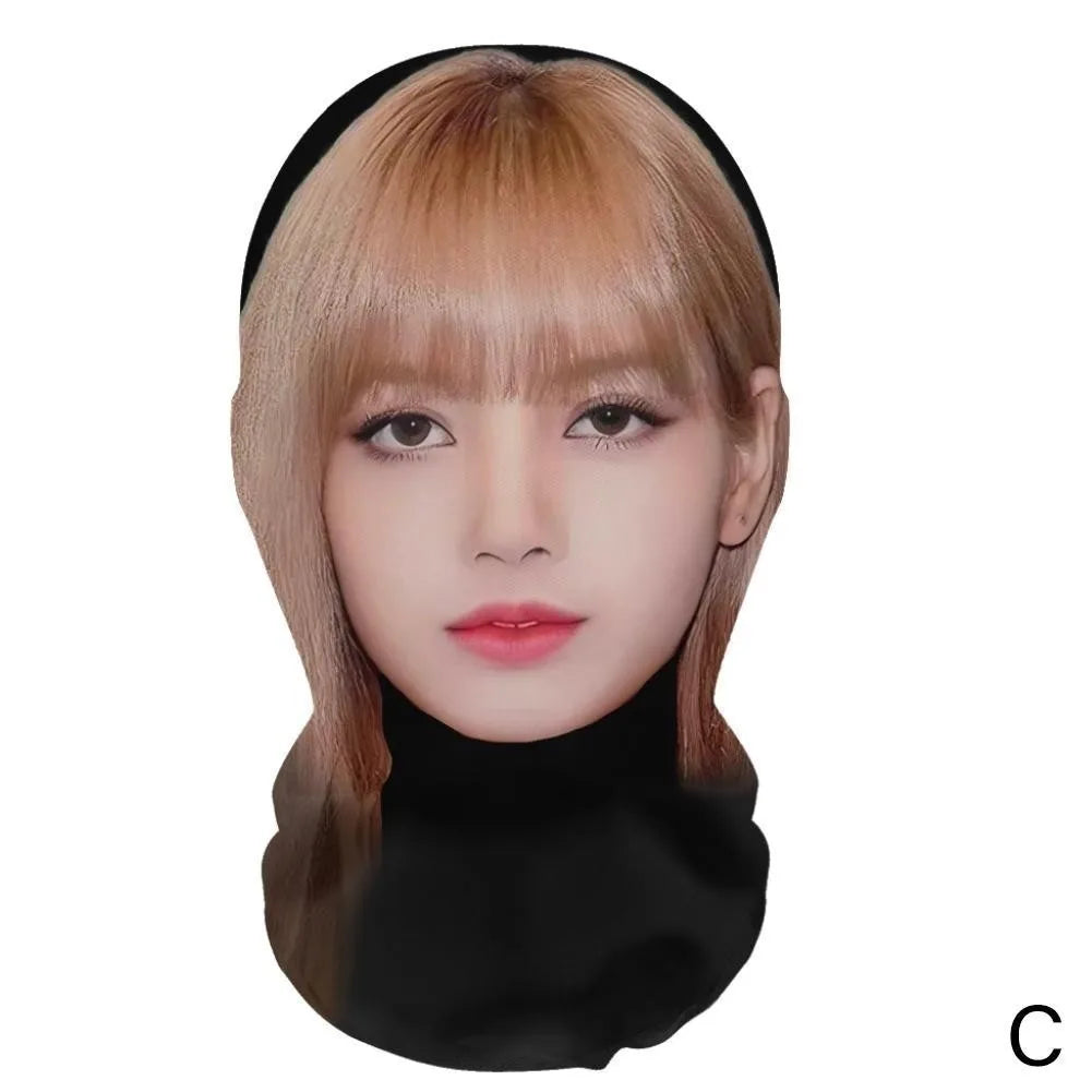 Breathable Mesh Full Face Mask for Cosplay & Parties