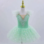New Professional Ballet Tutu Girls White  Platter Pancake Tutu Ballerina Party Dress Adult Women Child Kids Ballet Dance Costume