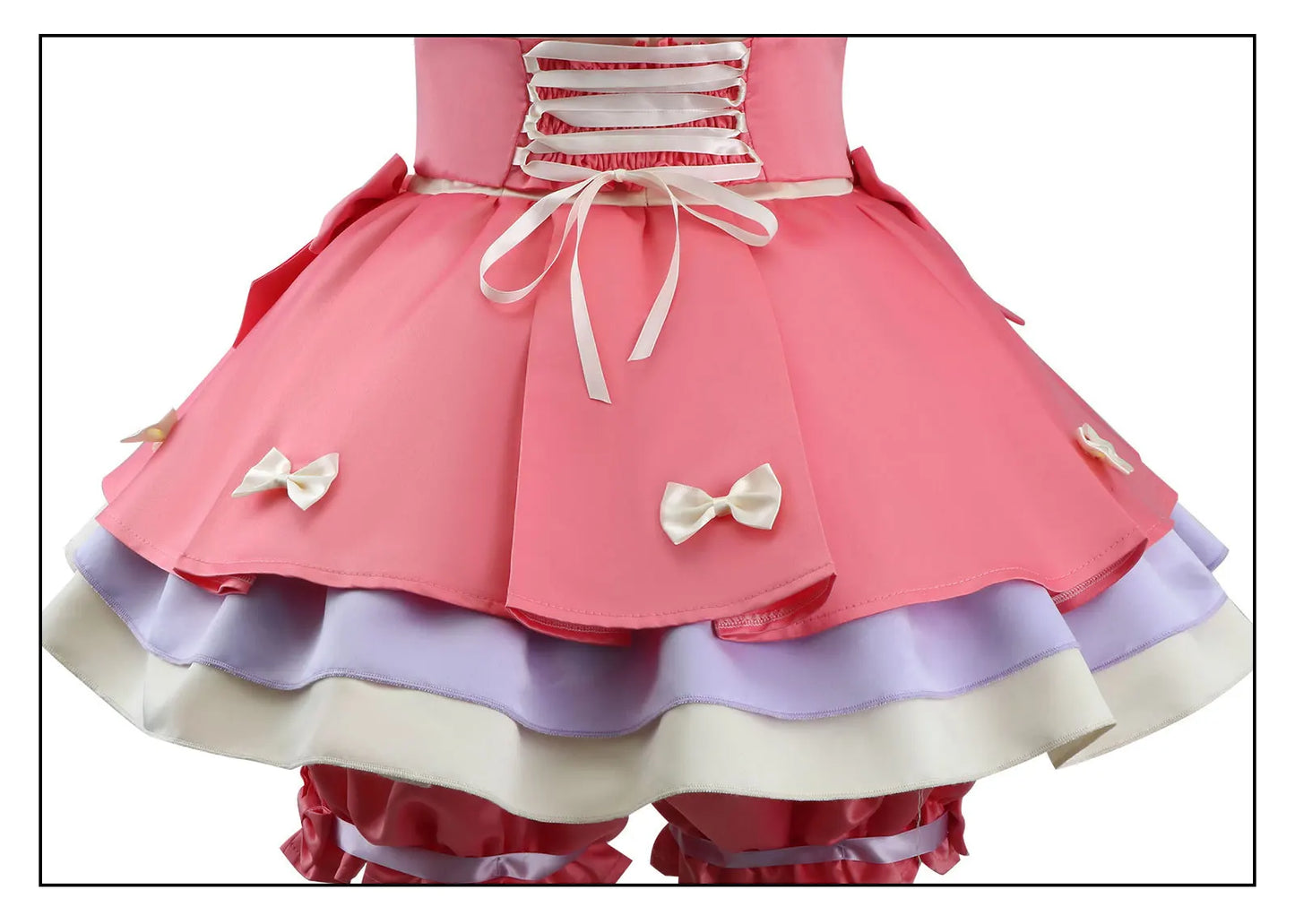 Lily Barrier Identity V Cheerleader Cosplay Costume Pink Women's Uniform