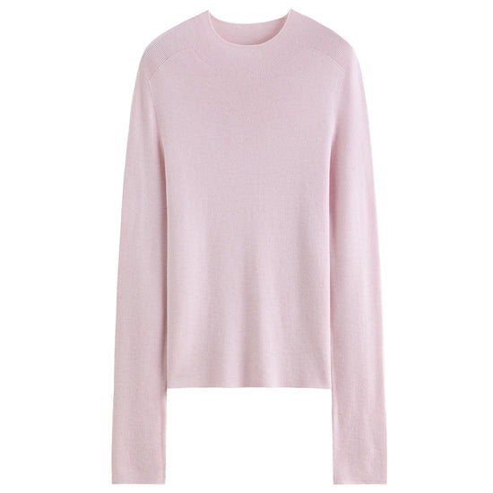 DUSHU Seamless Half-high Collar Pure Wool Pullovers Women Plus Size Autumn Winter Bottoming Sweater Solid Soft Breathable Tops