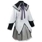HOMCHEE TRENDS Akemi Homura Anime Cosplay Costume Set with Wig