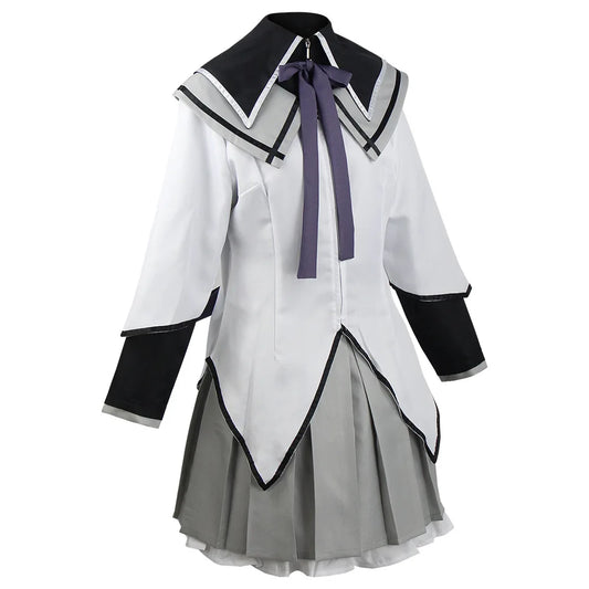 Anime Akemi Homura Cosplay Costume Fighting Uniform Stockings  Akemi Homura Outfits