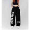 2024 Spring Summer New Sports Pants for Women American Street Trendy Wide Leg Pants Women Fun Print Design Woman Trousers - SS69