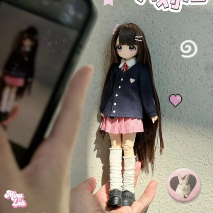 Don'T Touch My Bangs Series 1/6 Bjd Blind Box Mystery Box Toys Kawaii Model Gift Cute Action Anime Figure