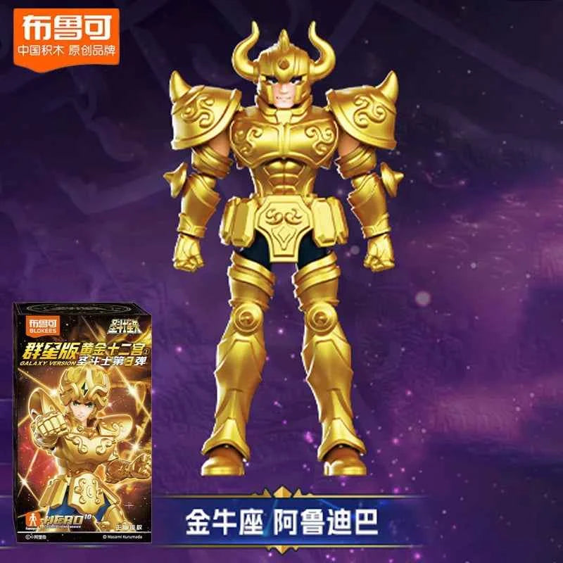 New 100% Original Blokees Saint Seiya Galaxy Version Vol.3 Anime Action Figure Model Toy Birthday Christmas Gift