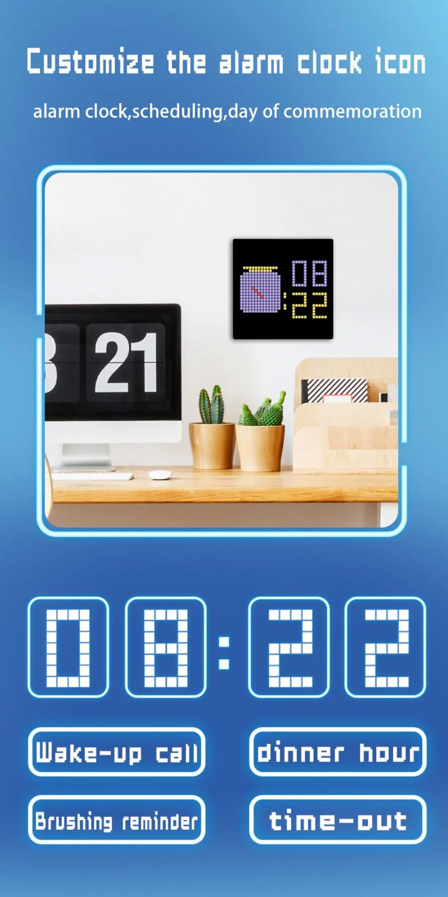 Smart LED Pixel Matrix Display 64x64 RGB App Control