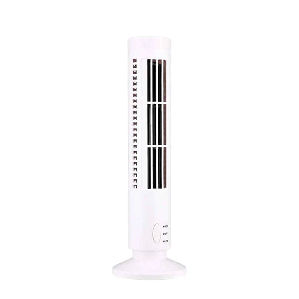 LED Tower Fan Bladeless Tower Fan 90 Degree Oscillating Quiet Portable USB Electric Desk Fan with Light for Home Bedroom Office
