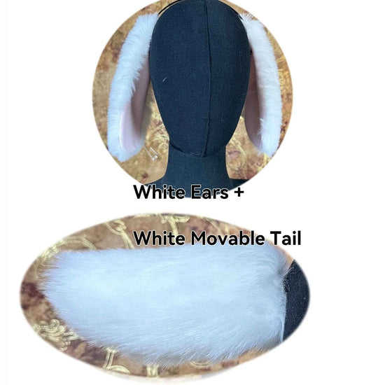 A Movable Rabbit Tail That Combines Voice Control, Swinging, and Patting Functions in One. Props for Role-playing and Performanc