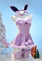Anime Vaporeon Umbreon Sylveon Cosplay Costume Women Sexy Cloak Dress Outfit Cute Bunny Girl Uniform Halloween Christmas Clothes
