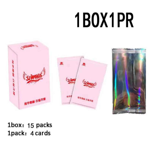 Goddess Story Collection Cards Board Playing Games Carts Paper Kids Toys Anime Gift Table Christmas Brinquedo