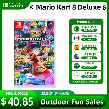 Mario Kart 8 Deluxe Nintendo Switch Game Deals 100% Official Original Physical Game Card Racing Genre for Switch OLED Lite SS69