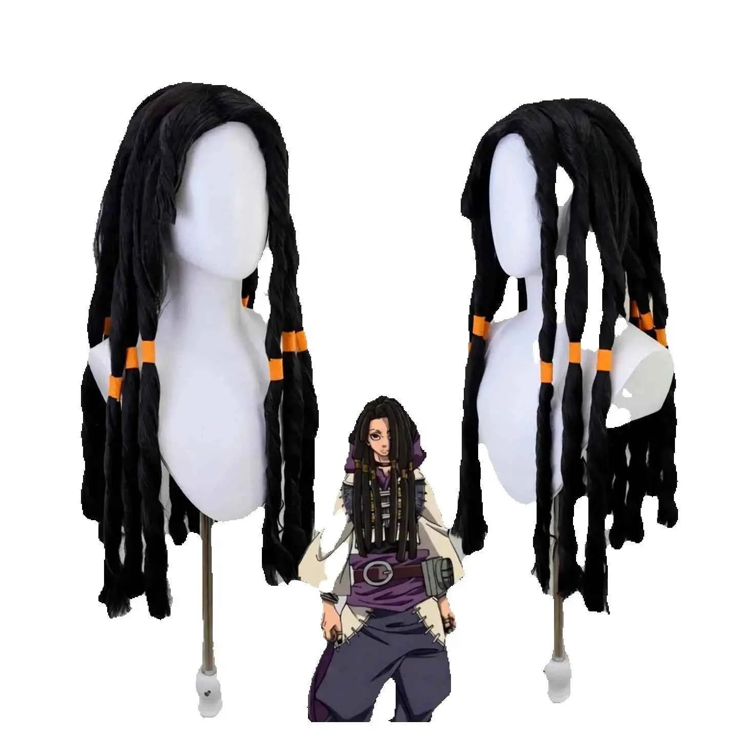 New Anime Gachiakuta Zodyl Cosplay Wig Jabber Typhon Wig Waste Abyss Battle Style Heat Resistant Hair Halloween Christmas Gift