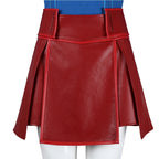 Supergirl Cosplay Costume Set with Jumpsuit, Cape, and Belt