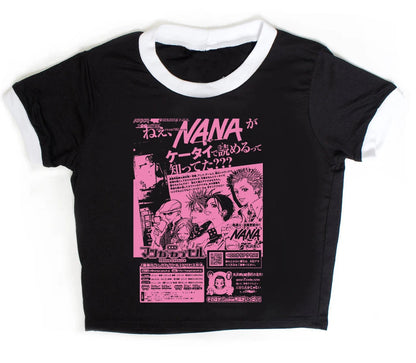 Y2k Nana Osaki Graphic T Shirts  Casual Harajuku Streetwear Japanese Clothes Fashion Rock Punk Sleeveless Tanks & Camis Coquette SS69 17.69 Black8 / L