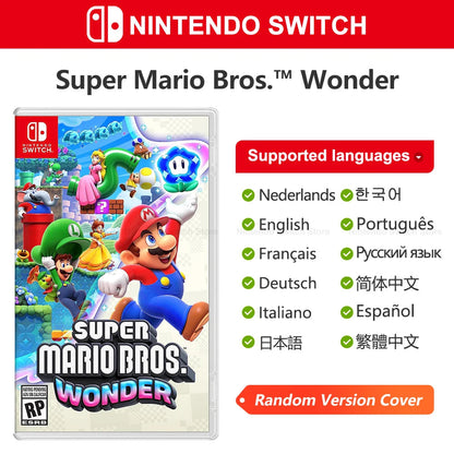 Super Mario Bros. Wonder Nintendo Switch Game Deals 100% Official Original Physical Game Card Action Genre for Switch OLED Lite SS69 68.69 Random Cover / CHINA
