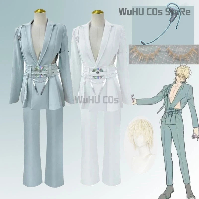 WICCON ALIEN STAGE Luka Cosplay Costume Set with Waist Cutout Blazer