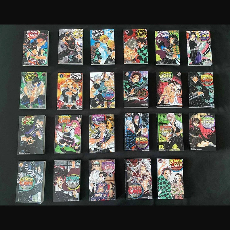 Demon Slayer Kimetsu No Vol 1-23 Yaiba Japan Youth Teen Fantasy Science Mystery Suspense Manga Comic Book Manga Books in English SS69
