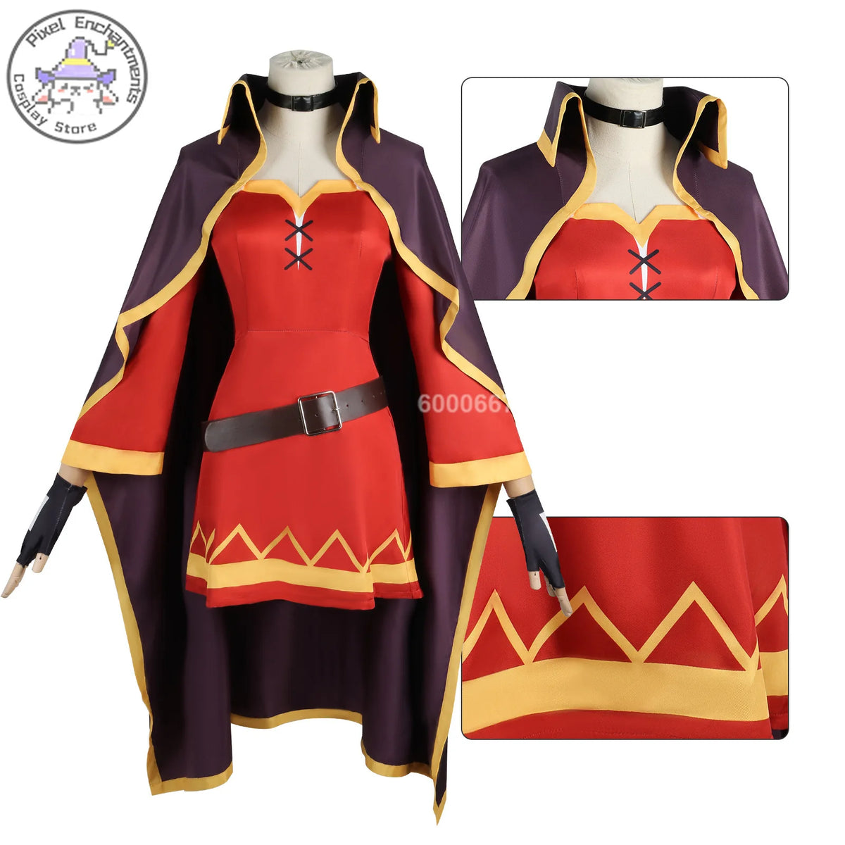Konosuba Aqua Megumin Kazuma Cosplay Costume Set