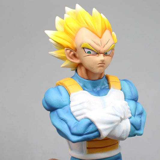 32cm Dragon Ball Z Son Goku Vegeta Anime Action Figures Super Saiyan Pvc Collection Model Doll Statue 2pcs/set Toy For Kids Gift SS69