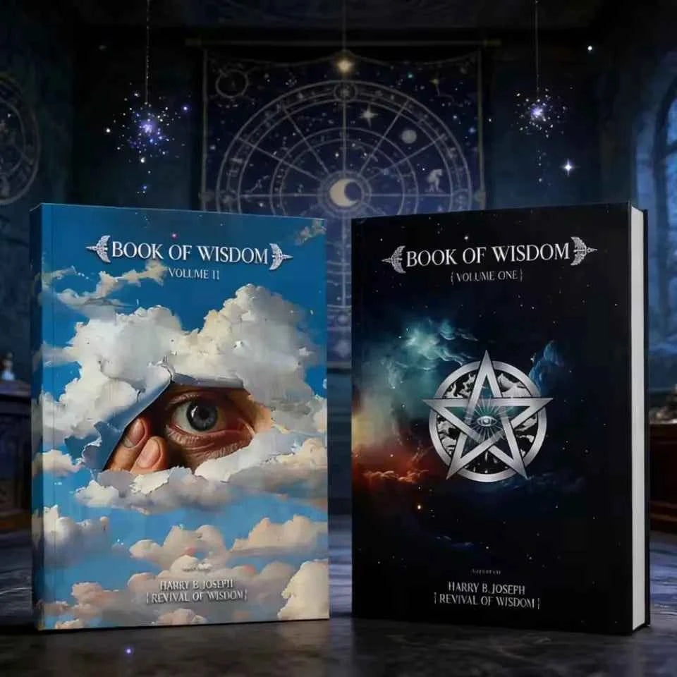 Book Of Wisdom With Colorful Pages Philosophical Life Guidance Notebook For Self Reflection And Meditation