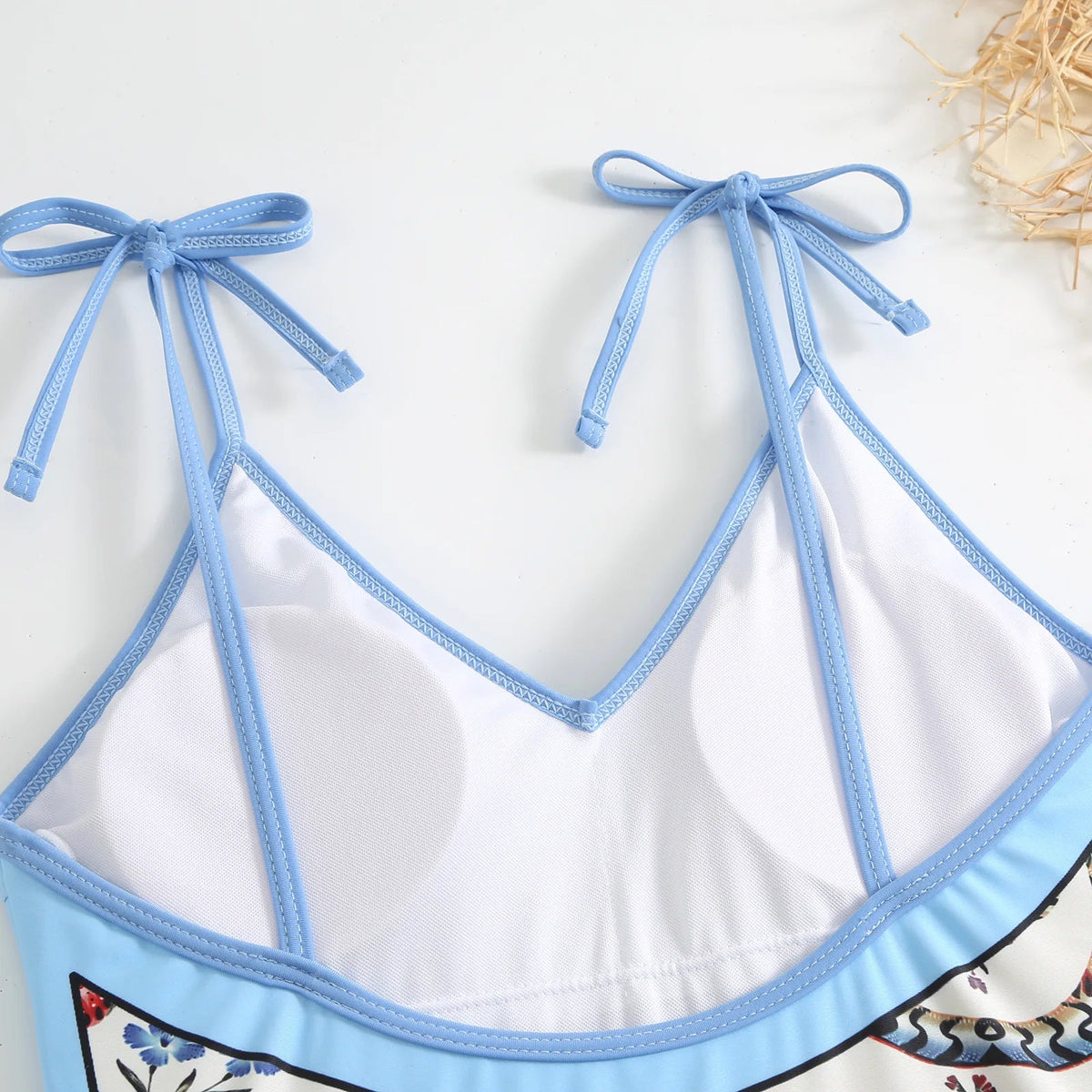 2023 New Arrival Push Up Women Bikini Set Floral Printed Ruffle Bikinis Strappy Bandage Swimwear Brazilian Biquini Bathing Suit SS69