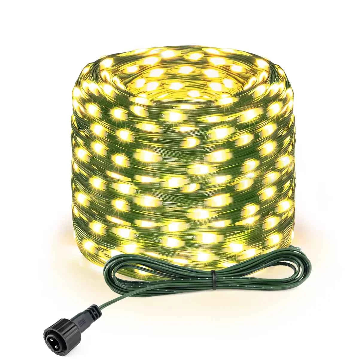 50M 100M 24V LED Christmas lights Green Wire Leather Fairy Lights String Waterproof Outdoor Garden Party Wedding Garland Decor