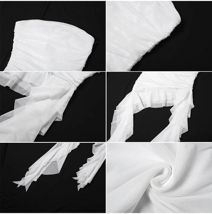 Nibber 2026 Spring New Solid Color Sweet Gentle Cute All-match High Street Travel Sexy Cool Women Chest Wrap ruched Tassel Vest