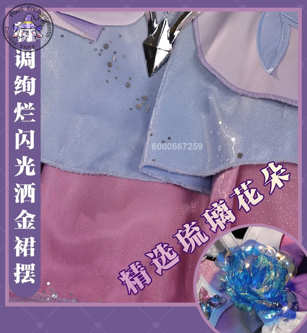 Honkai: Star Rail Cyrene Cosplay Costume Women's Polyester Dress Outfit