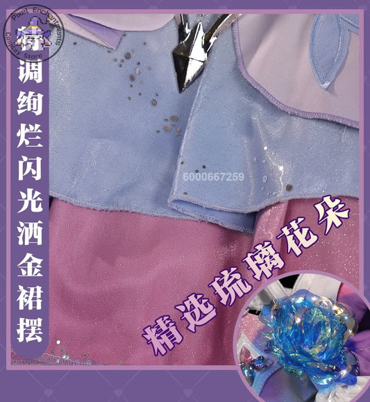 Honkai: Star Rail Cyrene Cosplay Costume Women's Polyester Dress Outfit
