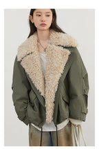 CHIC VEN Women's Cotton Motorcycle Jacket - Loose Casual Autumn Winter