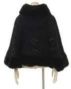 Godivana Lolita Faux Fur Cape with Batwing Sleeves