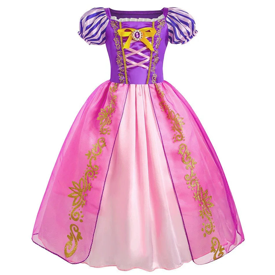 WEIZOO Girls Princess Aurora Dress - Sleeping Beauty Cosplay Costume