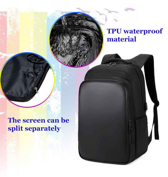 LED Display backpack Business travel 15.6 Inch Laptop Backpack Men DIY Smart backpack school Backpack woman multimedia backpack